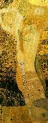 Gustav Klimt vattenormar oil
